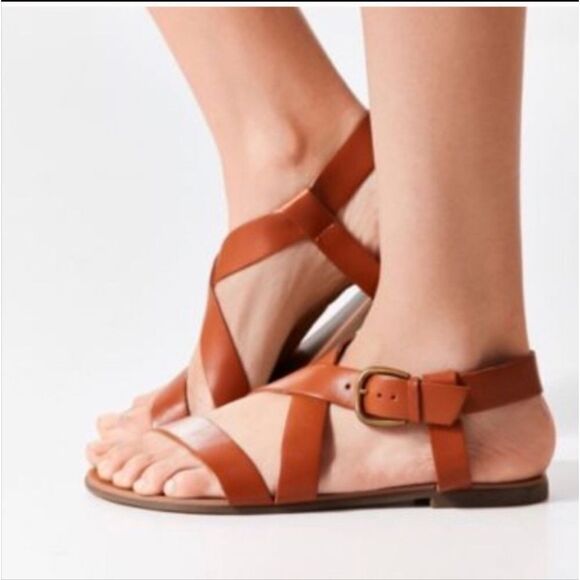 UO Urban Outfitters Maddie Leather‎ Sandals sz 7 - Picture 8 of 8